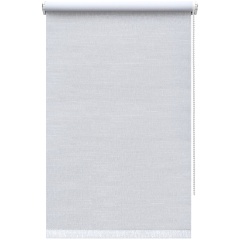 Изображение товара Рулонная штора DECOFEST Каролина белый 070x160 Мини блэкаут для окон и стен