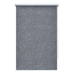 Изображение товара Рулонная штора DECOFEST Блэкаут Прага темно-серый 160x175