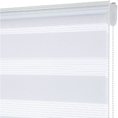 Изображение товара Рулонная штора DECOFEST День-Ночь Бейс Белый 160x180