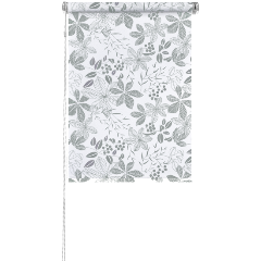 Изображение товара Рулонная штора Эскар Торонто 140х160 серого цвета светопроницаемая