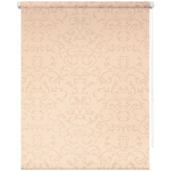 Изображение товара Рулонная штора УЮТ Дельфы 67х175 кремовая для окна регулировка светопропускания