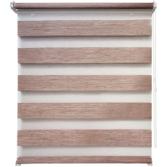 Изображение товара Рулонная штора УЮТ День-Ночь Канзас 40х160 какао - регулировка светопропускания