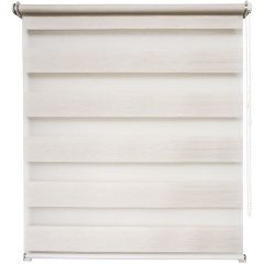 Изображение товара Рулонная штора УЮТ День-Ночь Канзас 80х160 лён полиэстер Россия