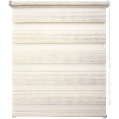 Изображение товара Рулонная штора УЮТ День-Ночь Люрекс 120х160 кремовая