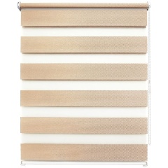 Изображение товара Рулонная штора УЮТ День-Ночь Сальса 100х160 бежевый для окон