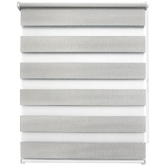 Изображение товара Рулонная штора УЮТ День-Ночь Сальса 80х160 коричневый - регулировка света и стильный дизайн