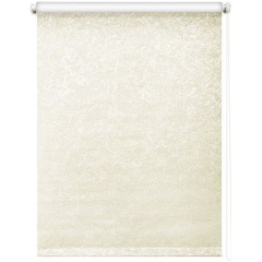 Изображение товара Рулонная штора УЮТ Фрост Блэкаут 78х175 светло-бежевый для затемнения и декора