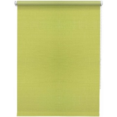 Изображение товара Рулонная штора УЮТ Шантунг 57х175 салатовая для окна и интерьера