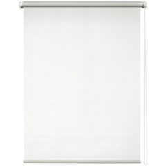 Изображение товара Рулонная штора УЮТ Сильвер Блэкаут 120х175 белая для полной затемненности дома и офиса