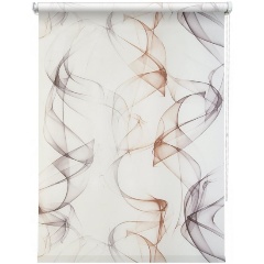 Изображение товара Рулонная штора УЮТ Смоки 100х175 бежевый — защита от солнца и декор