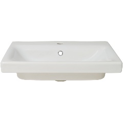 Изображение товара Умывальник RUNO Cersanit Moduo 60 см белый фарфор с гладкой глазурью