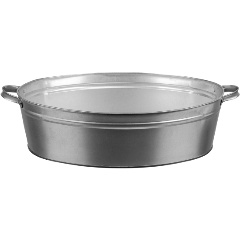 Изображение товара Таз RUSSIAN LOOK оцинкованный овальный 23 литров 67587