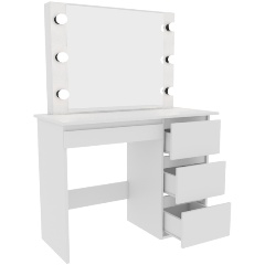 Изображение товара Стол косметический РВК с подсветкой Сура 900х1360х400 Белый