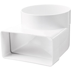 Изображение товара Колено РВС 90" переход 125х204*60 мм