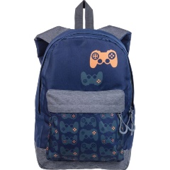 Изображение товара Рюкзак Комус Класс Joystck синий для школьников 16 литров эргономичный