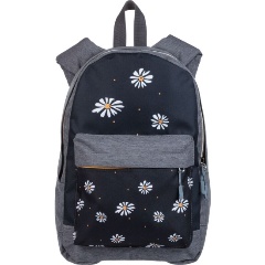 Изображение товара Рюкзак Комус Класс Ромашки серый для школьников