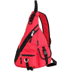 Изображение товара Рюкзак однолямочный Polar П1378 красный для городских прогулок