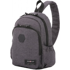 Изображение товара Рюкзак однолямочный Swissgear SA2608424521, Grey Heather cерый, 12 л