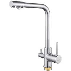 Изображение товара Смеситель для кухни Shevanik S328 с подключением фильтра хромированное