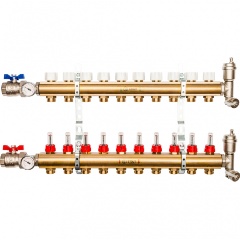 Изображение товара Распределительный коллектор STOUT SMB 0473 000010 с расходомерами 10 вых.
