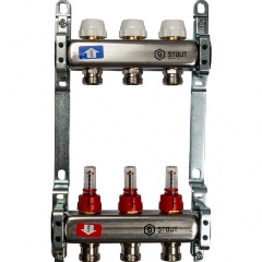 Изображение товара Коллектор STOUT SMS 0917 000003 с расходомерами 3 вых.