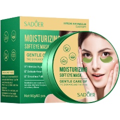 Изображение товара Гидрогелевые патчи для глаз SADOER с экстрактом зеленого чая, Увлажняющие , 60 шт
