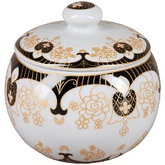 Изображение товара Сахарница из керамики Rosenberg R-140437 оригинальный дизайн 270 мл