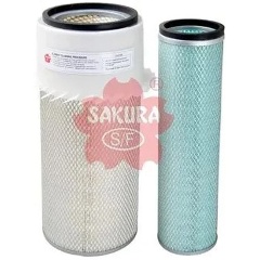 Изображение товара Фильтр воздушный SAKURA для HYUNDAI R210 (дв.CUMMINS) комплект (AS2831+A2832), AS2833S