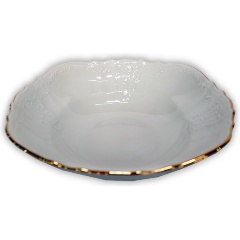 Изображение товара Салатник BERNADOTTE круглый, декор "Отводка золото", 13 см. (P1750673J1ZM311011)