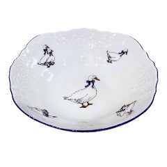 Изображение товара Салатник BERNADOTTE круглый, декор "Гуси", 16 см. (P1750675J1Z5936B59)