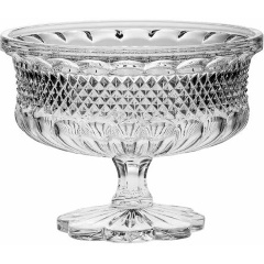 Изображение товара Салатник CRYSTAL BOHEMIA на ножке ALEXANDRIA, 15 см, хрусталь