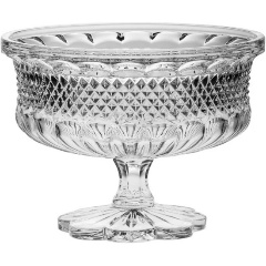 Изображение товара Салатник CRYSTAL BOHEMIA на ножке ALEXANDRIA, 25 см, хрусталь