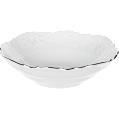 Изображение товара Салатник круглый Bernadotte "Деколь, отводка платина" 13 см