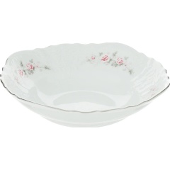 Изображение товара Салатник Bernadotte "Бледные розы отводка платина" 23 см