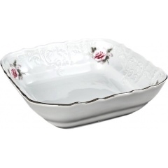 Изображение товара Салатник Bernadotte "Бледные розы отводка платина" 16 см