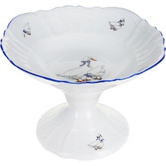 Изображение товара Салатник на ножке Bernadotte "Гуси" 25 см (P175NK25KQ15936B59)