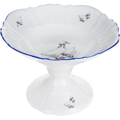 Изображение товара Салатник на ножке Bernadotte "Гуси" 19 см
