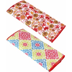 Изображение товара Салфетка для сушки посуды из микрофибры 38x50см 210г/кв.м РЫЖИЙ в ассортименте