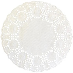 Изображение товара Салфетки ажурные Гуслица бумажные D12см 250шт/уп