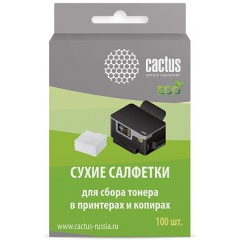 Изображение товара Салфетки Cactus CS-P2003E для сбора тонера 100 шт сухих