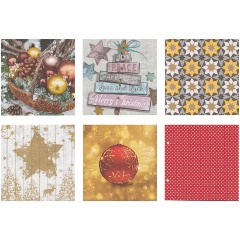 Изображение товара Салфетки для декупажа LOVE2ART SDD №0517-09 Новогоднее настроение 33 x 33 см 12 шт.