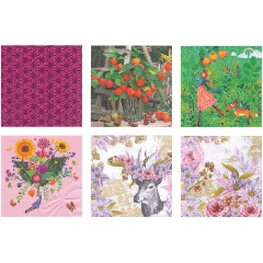 Изображение товара Салфетки для декупажа LOVE2ART №0419-09 Восхитительный букет 33x33 см 6 шт