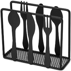 Изображение товара Салфетница стальная ATMOSPHERE of art Mineral AT-K1787-2, 11.5х4х10 см, черная