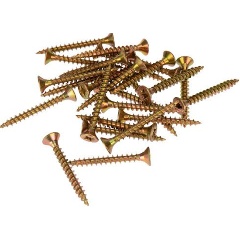 Изображение товара Саморез универсальный KRANZ 4х35, желтый цинк, 200 шт.