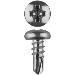 Изображение товара Саморезы КЛМ-СФ со сверлом для листового металла, 11 х 3.8 мм, 22 000 шт, фосфатированные, ЗУБР 4-300130-38-11