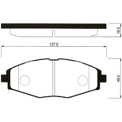Изображение товара Колодки тормозные передние SANGSIN BRAKE для DAEWOO MATIZ, NEXIA, LANOS, 4 шт
