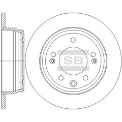 Изображение товара Диск тормозной задний SANGSIN BRAKE для Hyundai i30/iX35/Kia Ceed/Sportage III, 1 шт