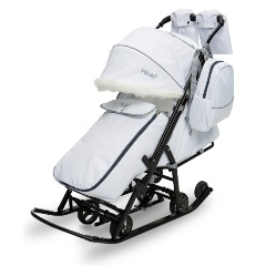 Изображение товара Санки-коляска Pikate Arctic белый