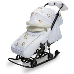 Изображение товара Санки-коляска Pikate Limited Edition Белый