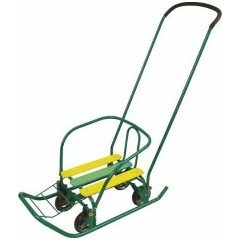 Изображение товара Санки Nika Ветерок 7 универсал зеленый